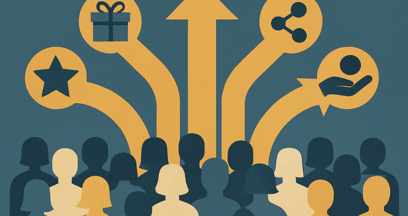 Illustration des quatre types de crowdfunding